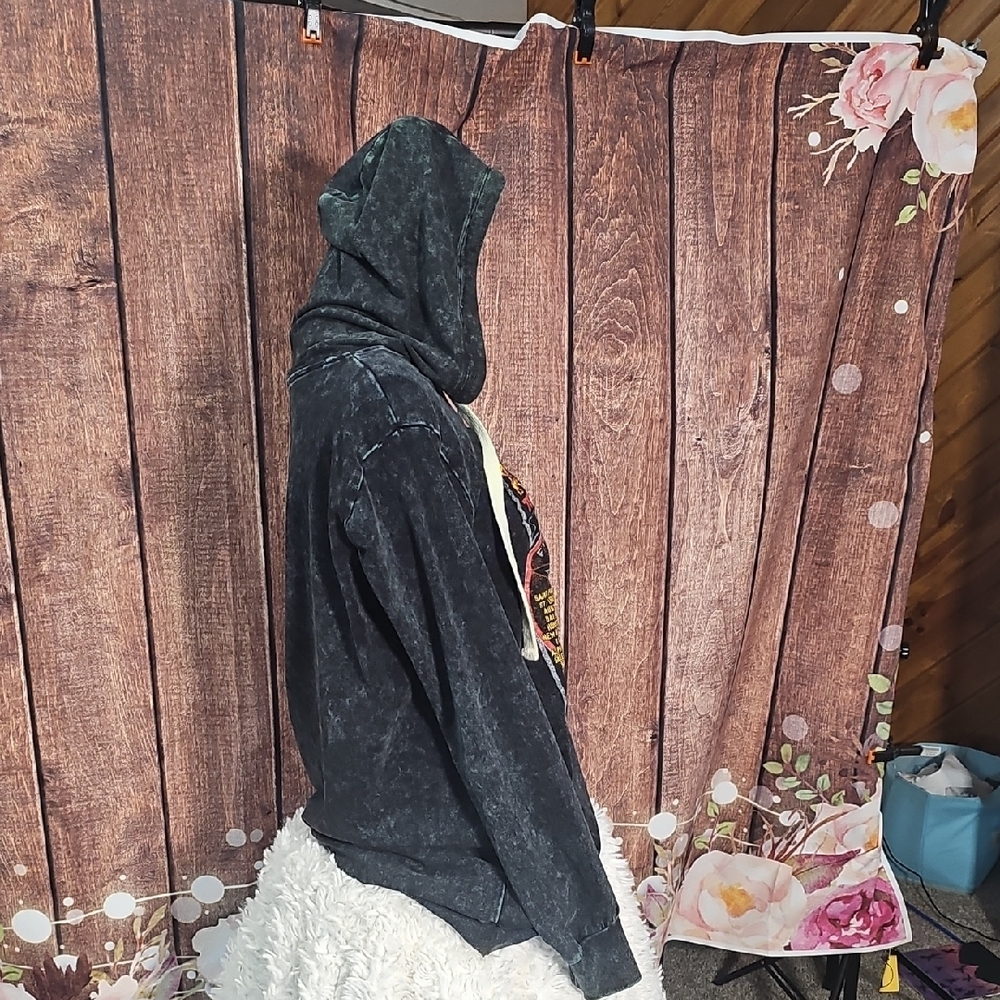 RUSH MINERAL WASHED HOODIE SZ. SM-LG - Picture 4 of 6